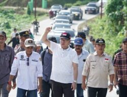 Suda 80 % Pembangunan Jalan Trans (Poros) Pulau Enggano Yang Merupakan Proyek Strategis Nasional (PSN)