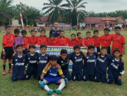 Membentuk Karakter Anak- anak, Desa Suka Medan Melaksnakan Turnamen Sepak Bola