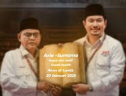 20 februari 20225 – Pasangan Arie – Sumarno Dalam Waktu Dekat Akan Resmi Dilantik Oleh Presiden Prabowo