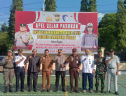 Kepolisian Resort Polres Bengkulu Utara Dalam Hal Ini Satuan Lalu Lintas Melaksanakan Apel Gabungan Operasi Keselamatan Nala 2025