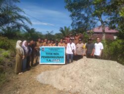 Musyawarah Pra Pelaksanaan Titik Nol Pembangunan Rabat Beton Desa Air Tenang