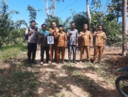 Pemerintah Desa Pajar Baru Pelaksanaan Kegiatan Titik Nol Pembangunan Jalan rabat Reton DD 2025