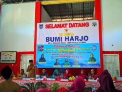 Pemdes Bumi Harjo Kecamatan Pinang Raya Melaksanakan Pembinaan 10 Program Pokok PKK, Pembinaan Di Laksanakan Di Kantor Desa.Senin