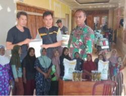 Pemdes Kinal Jaya Kecamatan napal Putih Bagikan Bantuan Pangan ke 120 KK