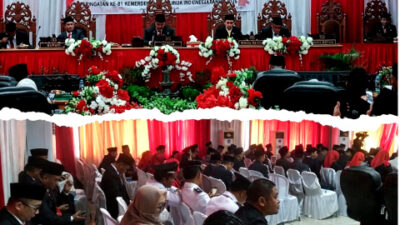 Paripurna DPRd Bengkulu Utara Gelar Sidang Mendengarkan Pidato Presiden HUT RI Ke 81