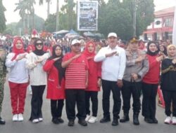 Semarak HUT ke-81 RI, Pemkab Bengkulu Utara Gelar Pawai Perjuangan